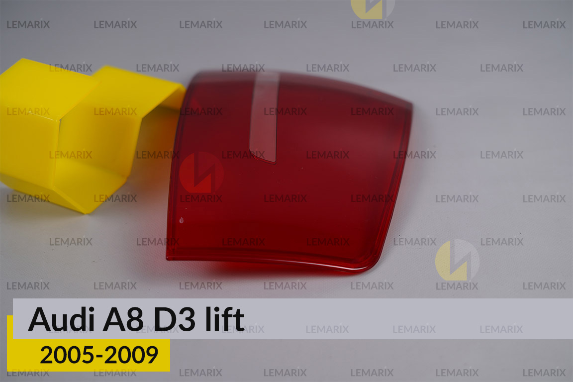 Стекло заднего фонаря внешнее в крыле Audi A8 D3 (2005-2009) рест правое
