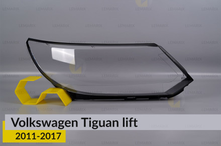 Скло фари VW Volkswagen Tiguan (2011-2017) рест праве