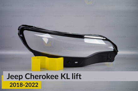 Стекло фары Jeep Cherokee KL (2018-2022) рест правое