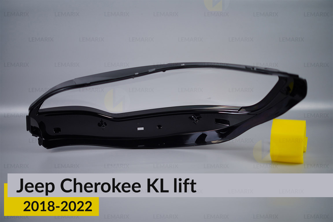 Стекло фары Jeep Cherokee KL (2018-2022) рест правое