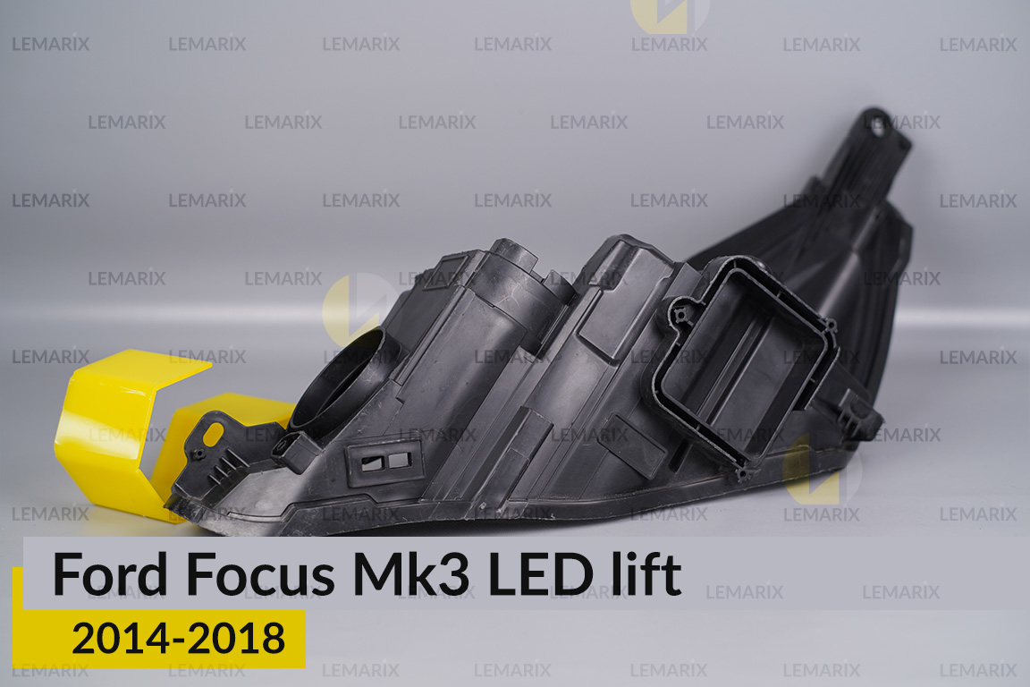 Корпус фары Ford Focus Mk3 LED (2014-2018) рест правый