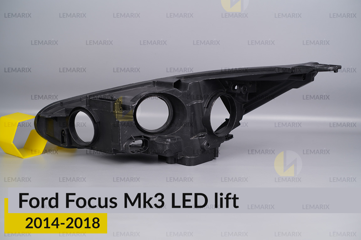 Корпус фары Ford Focus Mk3 LED (2014-2018) рест правый