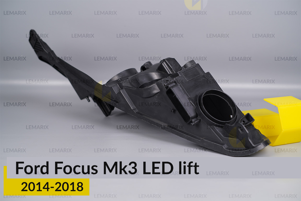 Корпус фары Ford Focus Mk3 LED (2014-2018) рест правый