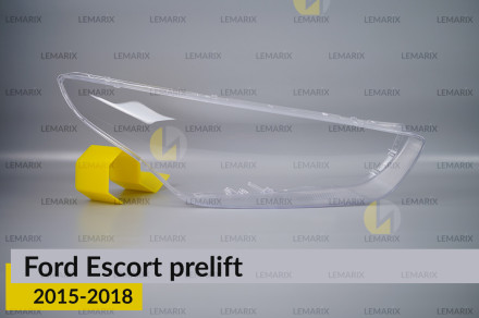 Скло фари Ford Escort (2015-2018) дорест праве
