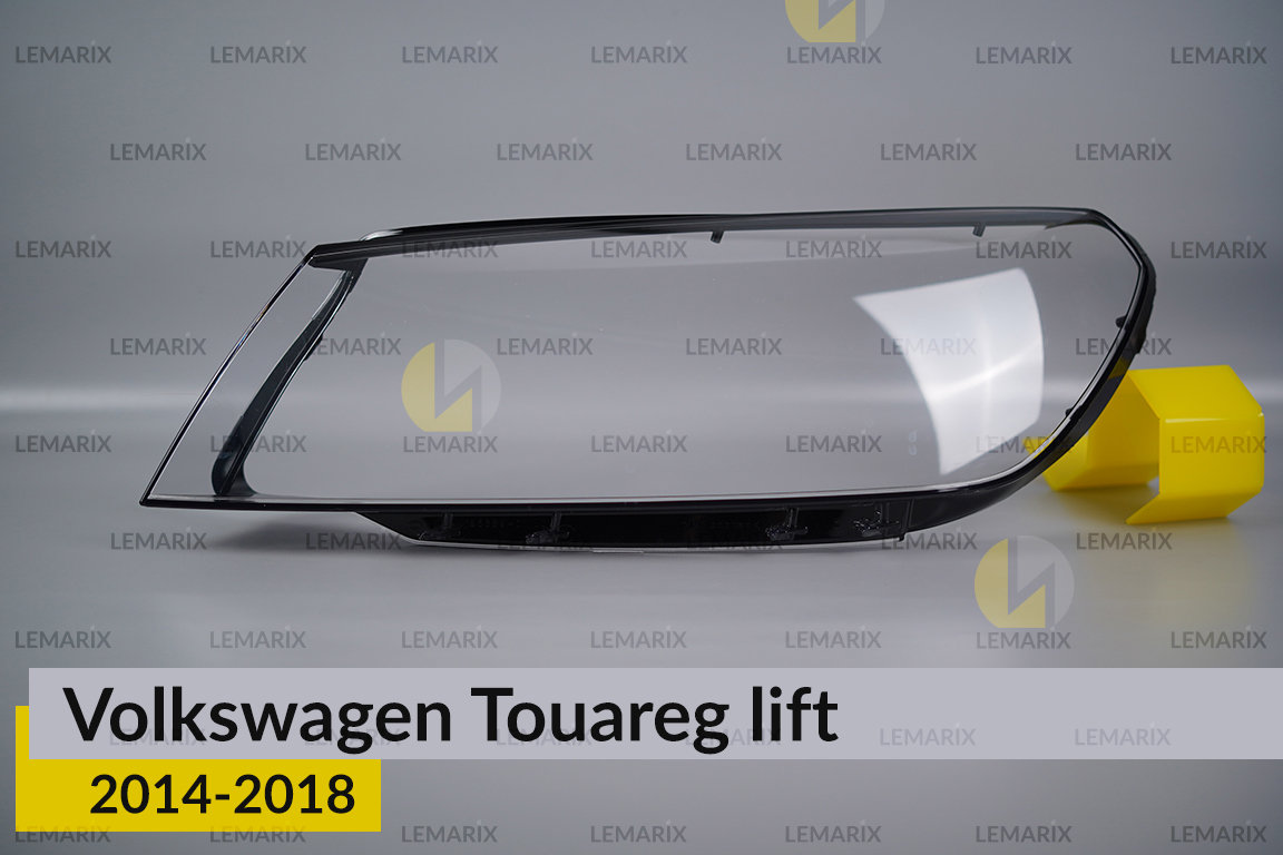 Скло фари VW Volkswagen Touareg (2014-2018) рест ліве