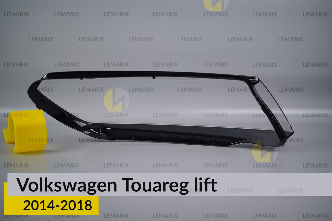 Скло фари VW Volkswagen Touareg (2014-2018) рест ліве