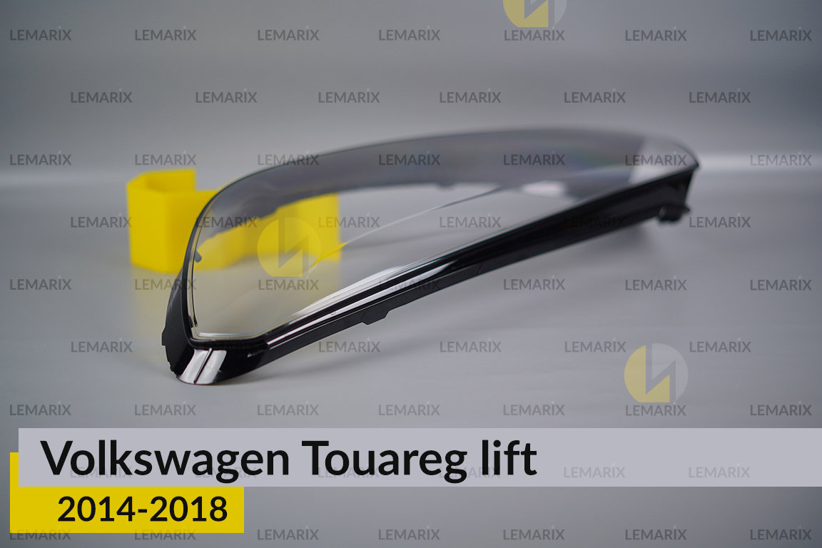 Скло фари VW Volkswagen Touareg (2014-2018) рест ліве
