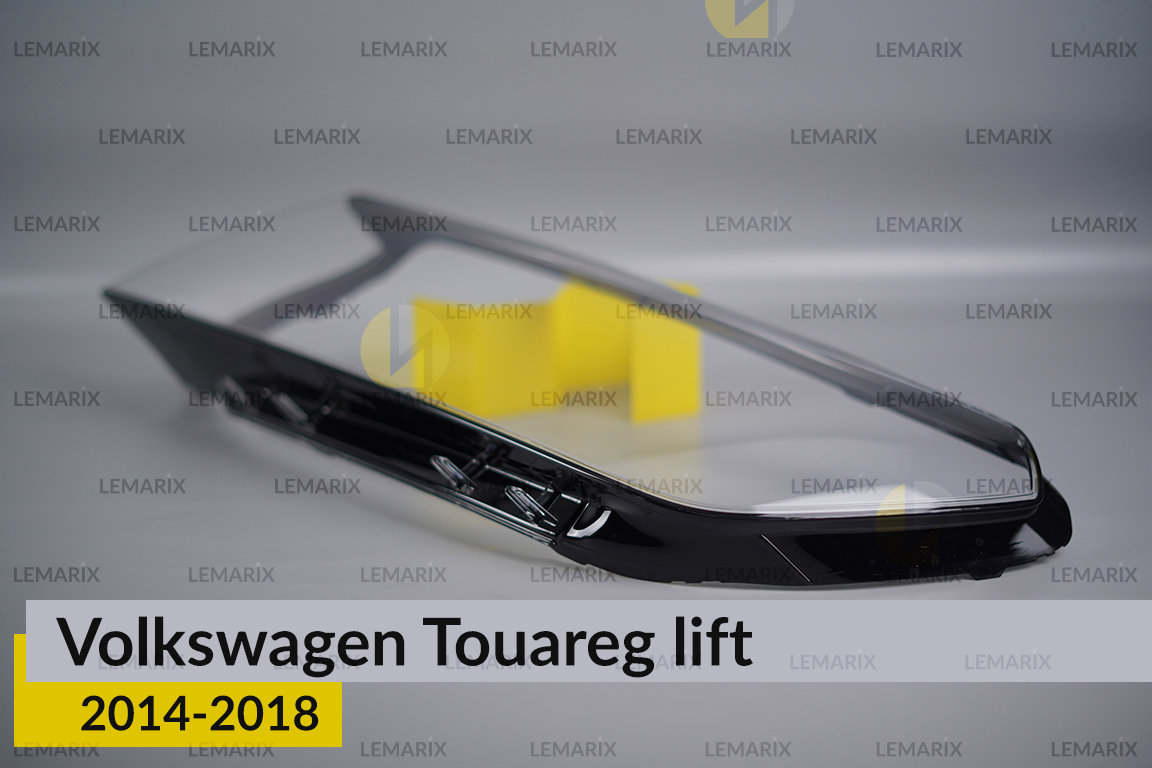 Скло фари VW Volkswagen Touareg (2014-2018) рест ліве