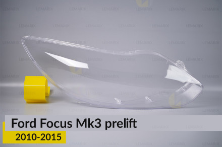 Скло фари Ford Focus Mk3 (2010-2015) дорест праве