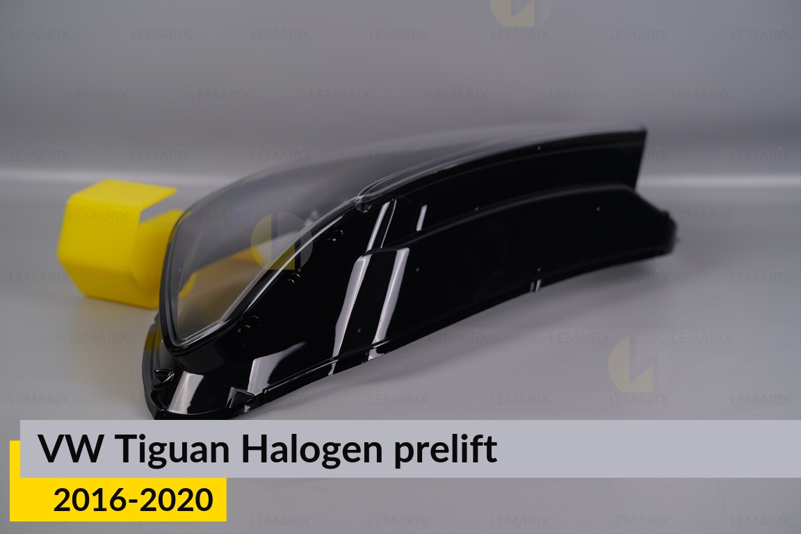 Стекло фары VW Volkswagen Tiguan Halogen (2016-2020) дорест левое