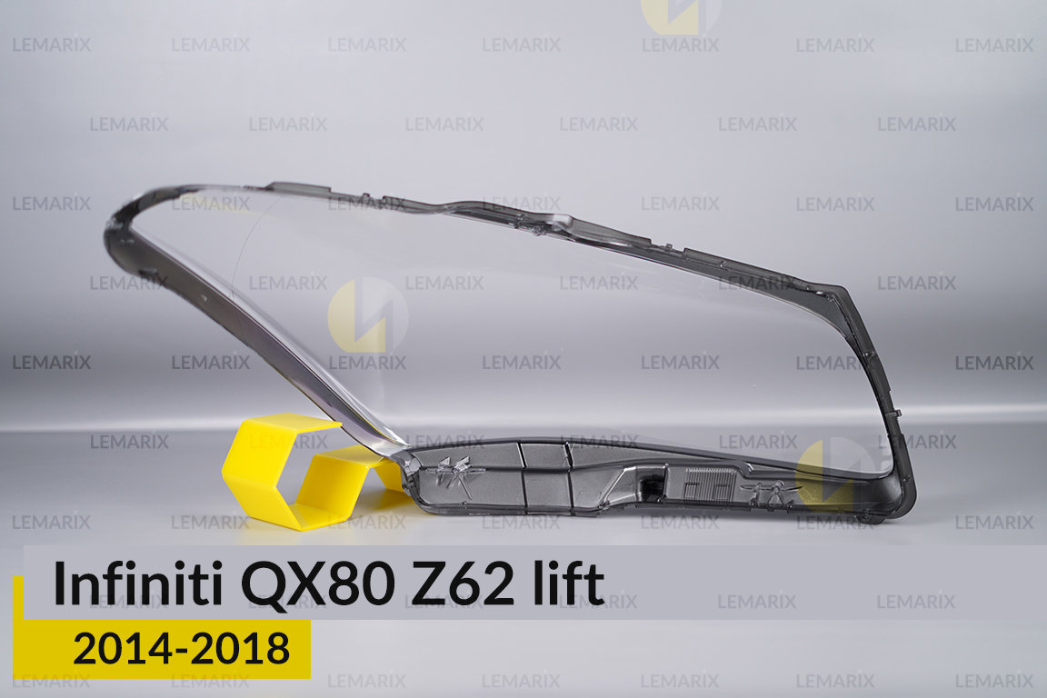 Скло фари Infiniti QX80 Z62 (2014-2018) рест ліве