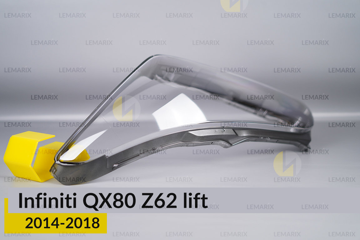 Скло фари Infiniti QX80 Z62 (2014-2018) рест ліве