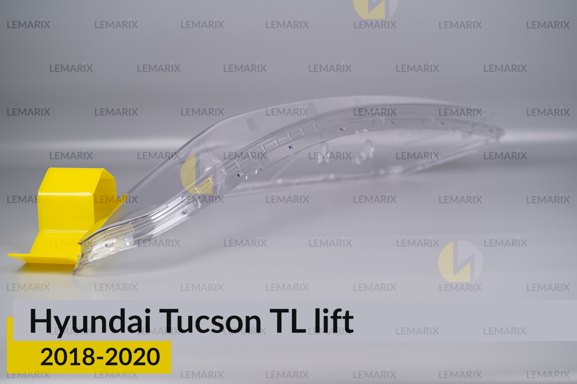 Стекло фары Hyundai Tucson TL (2018-2020) рест левое