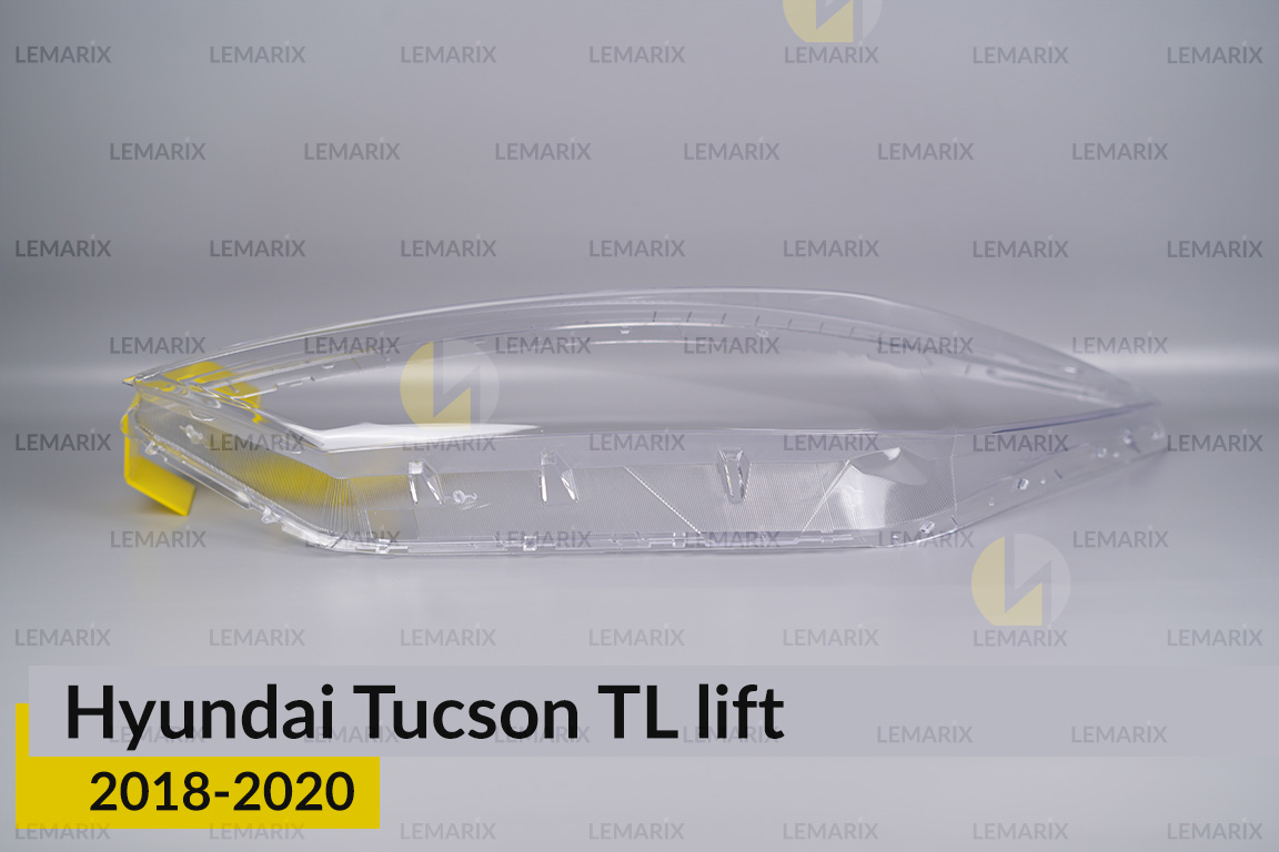 Стекло фары Hyundai Tucson TL (2018-2020) рест левое