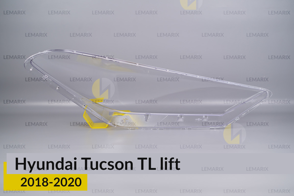 Стекло фары Hyundai Tucson TL (2018-2020) рест левое