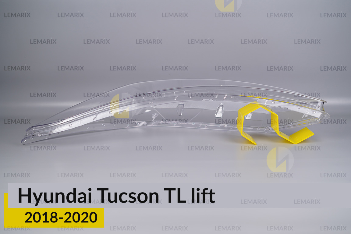 Стекло фары Hyundai Tucson TL (2018-2020) рест левое