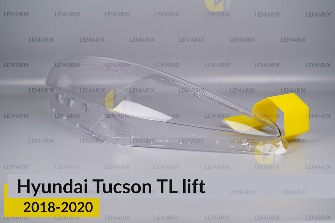 Стекло фары Hyundai Tucson TL (2018-2020) рест левое