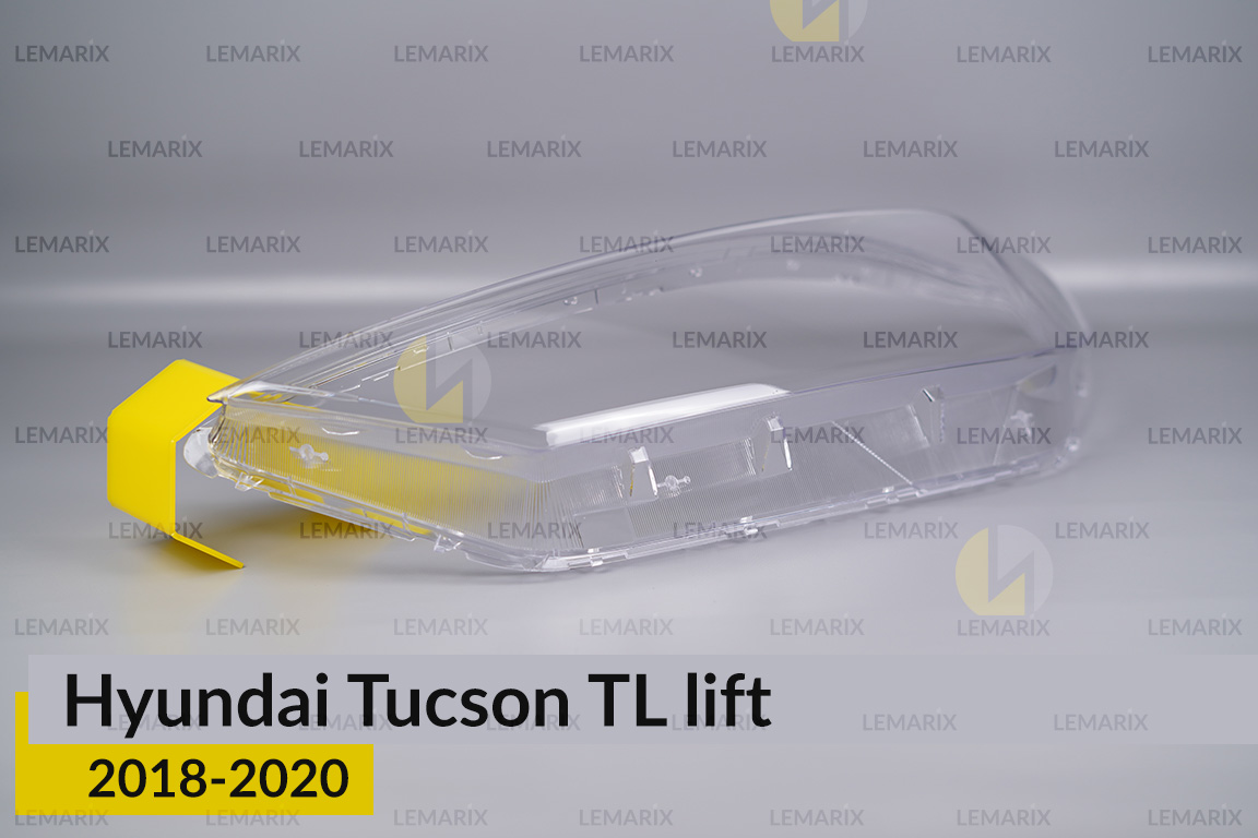 Стекло фары Hyundai Tucson TL (2018-2020) рест левое