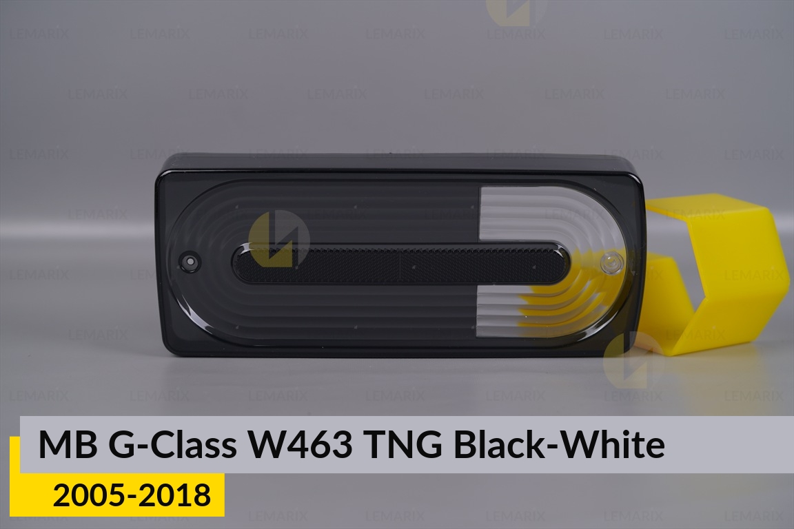 Скло заднього ліхтаря Mercedes-Benz G-Class W463 TNG Black-White (2005-2018) ліве/праве