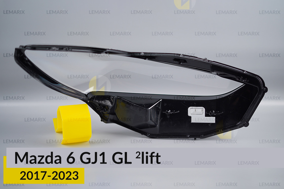 Скло фари Mazda 6 GJ1 GL (2017-2024) 2 рест ліве