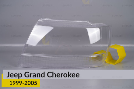 Стекло фары Jeep Grand Cherokee (1999-2005) левое