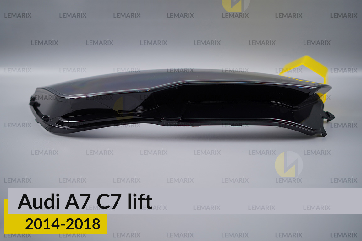 Скло фари Audi A7 C7 (2014-2018) рест праве