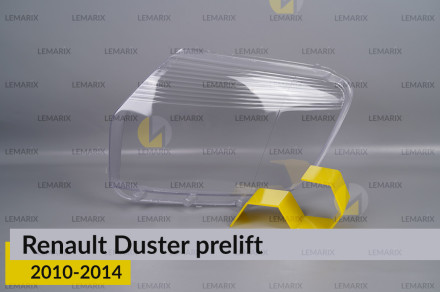 Стекло фары Renault Duster (2010-2014) дорест левое