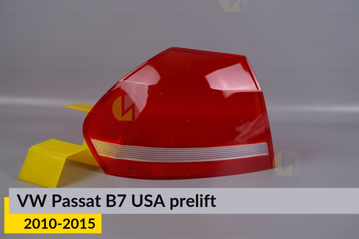 Стекло заднего фонаря внешнее в крыле VW Volkswagen Passat B7 USA (2010-2015) дорест левое