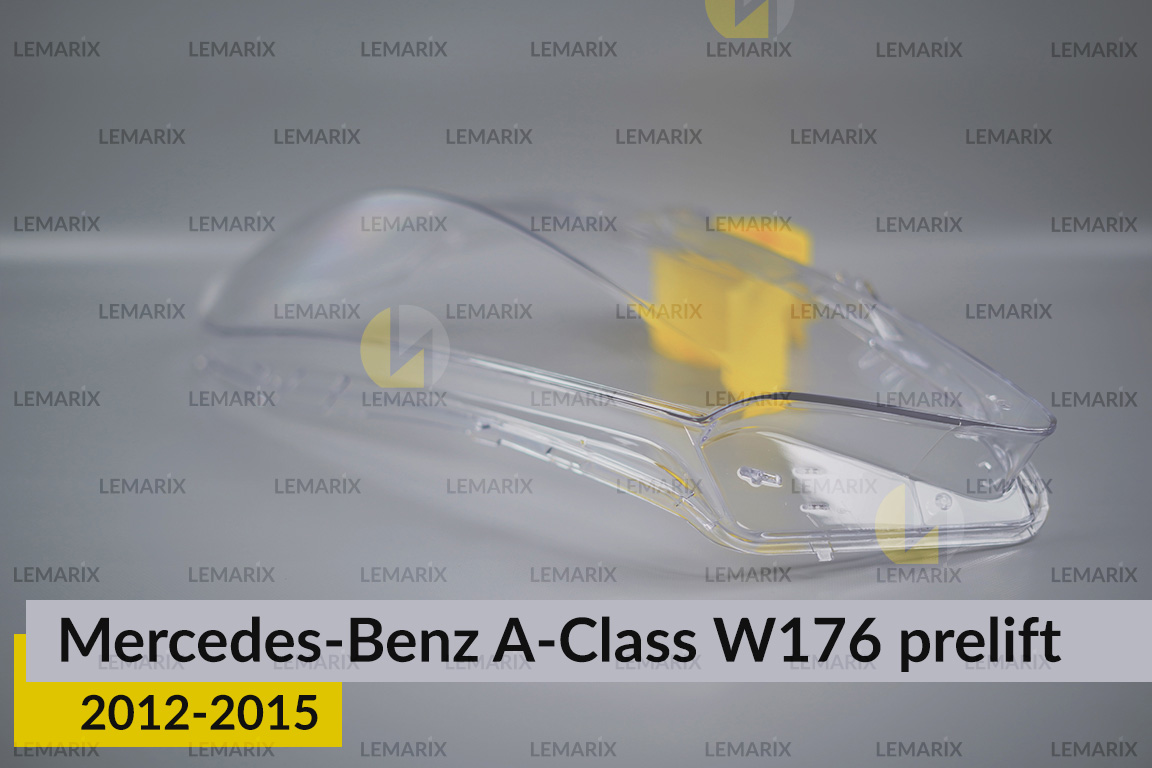 Скло фари Mercedes-Benz A-Class W176 (2012-2015) дорест ліве