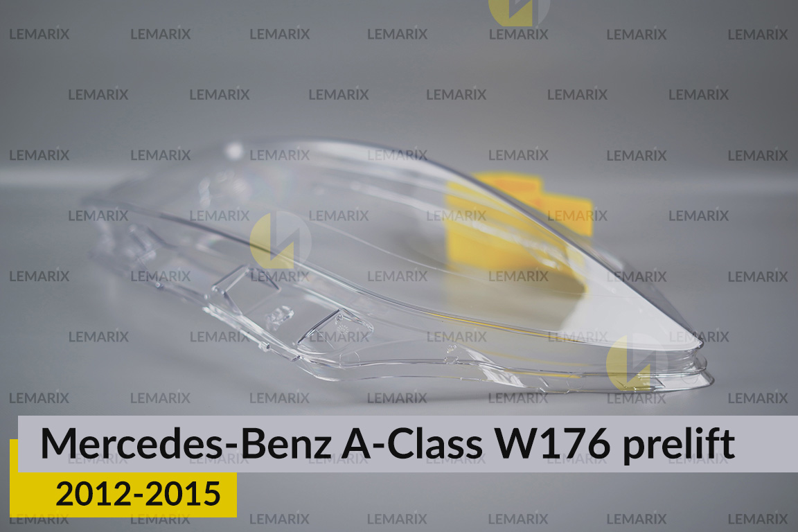 Скло фари Mercedes-Benz A-Class W176 (2012-2015) дорест ліве