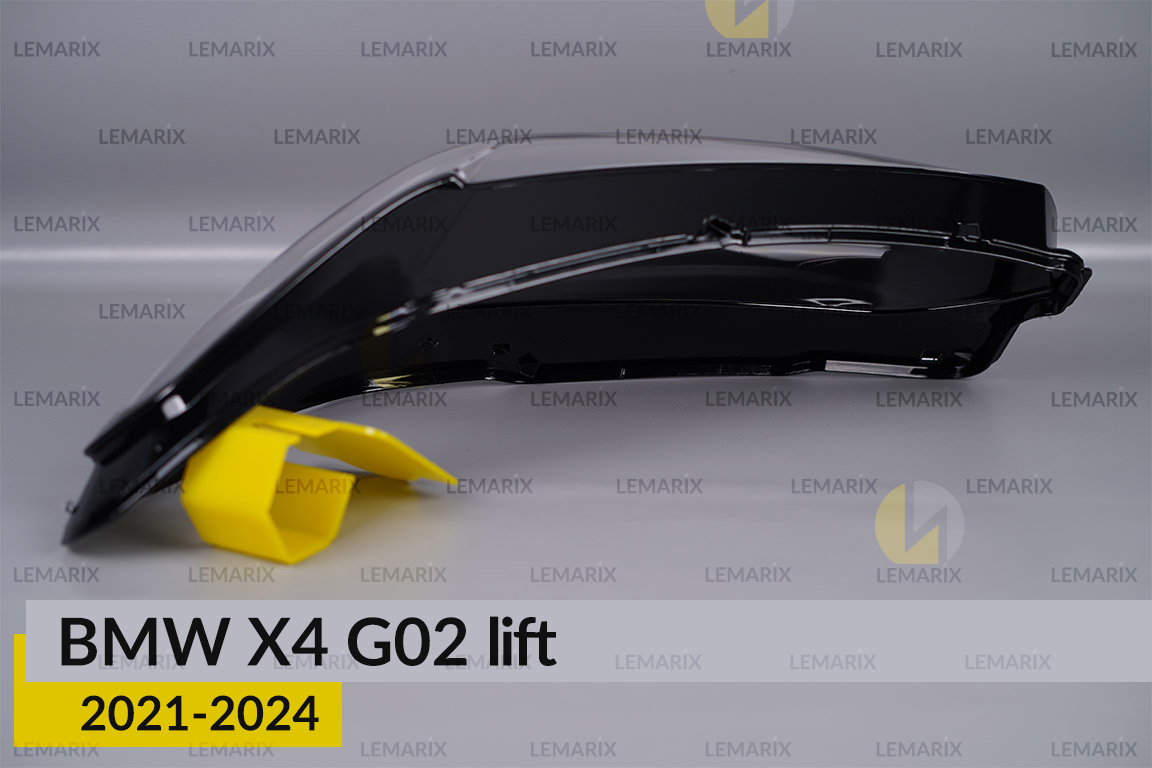 Скло фари BMW X4 G02 (2021-2024) рест ліве
