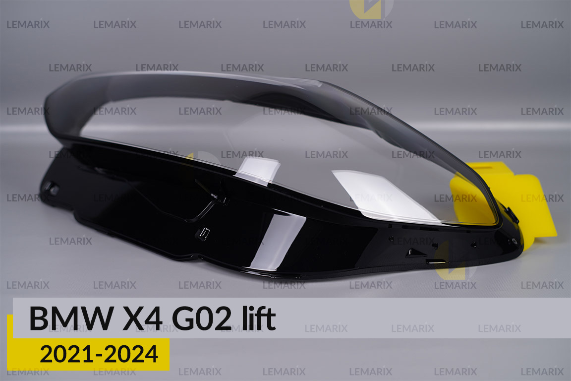 Скло фари BMW X4 G02 (2021-2024) рест ліве