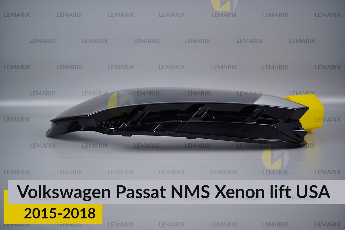 Стекло фары VW Volkswagen Passat NMS Xenon USA (2015-2018) рест правое