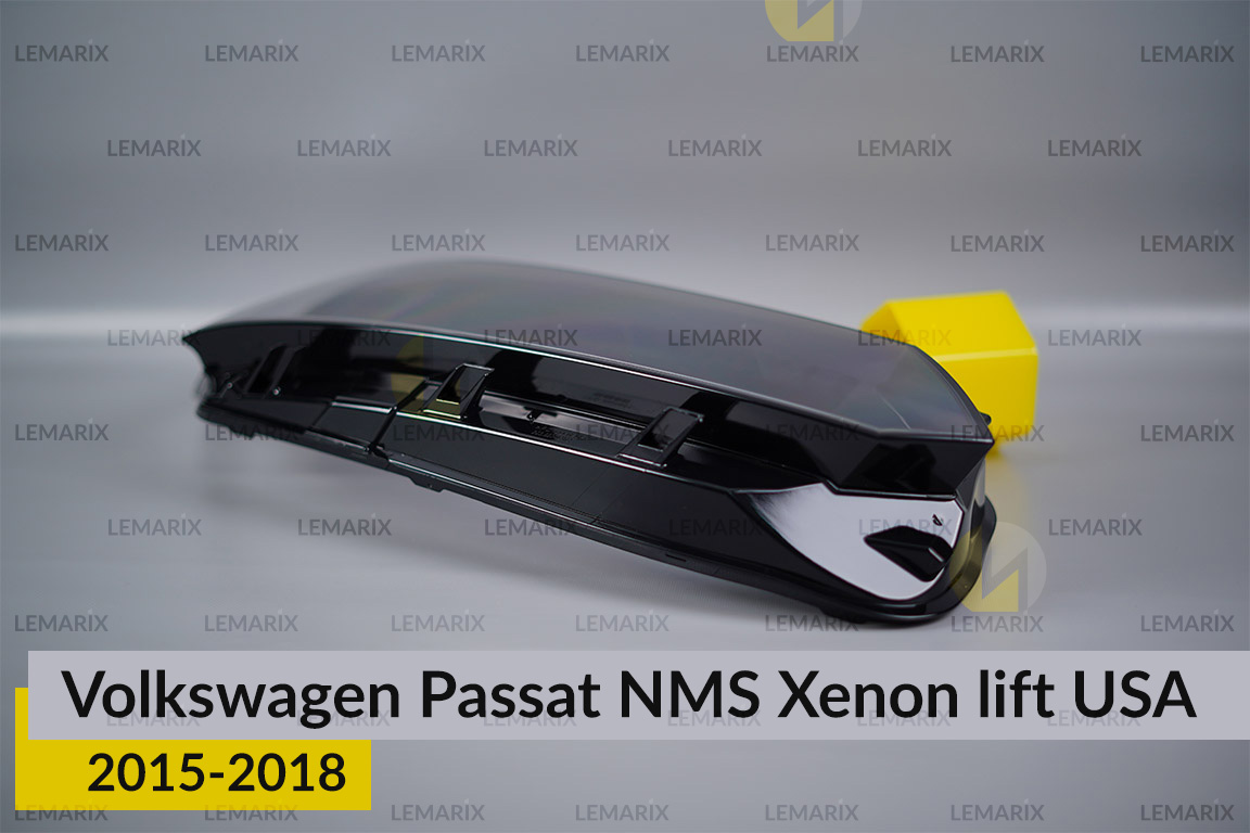Стекло фары VW Volkswagen Passat NMS Xenon USA (2015-2018) рест правое
