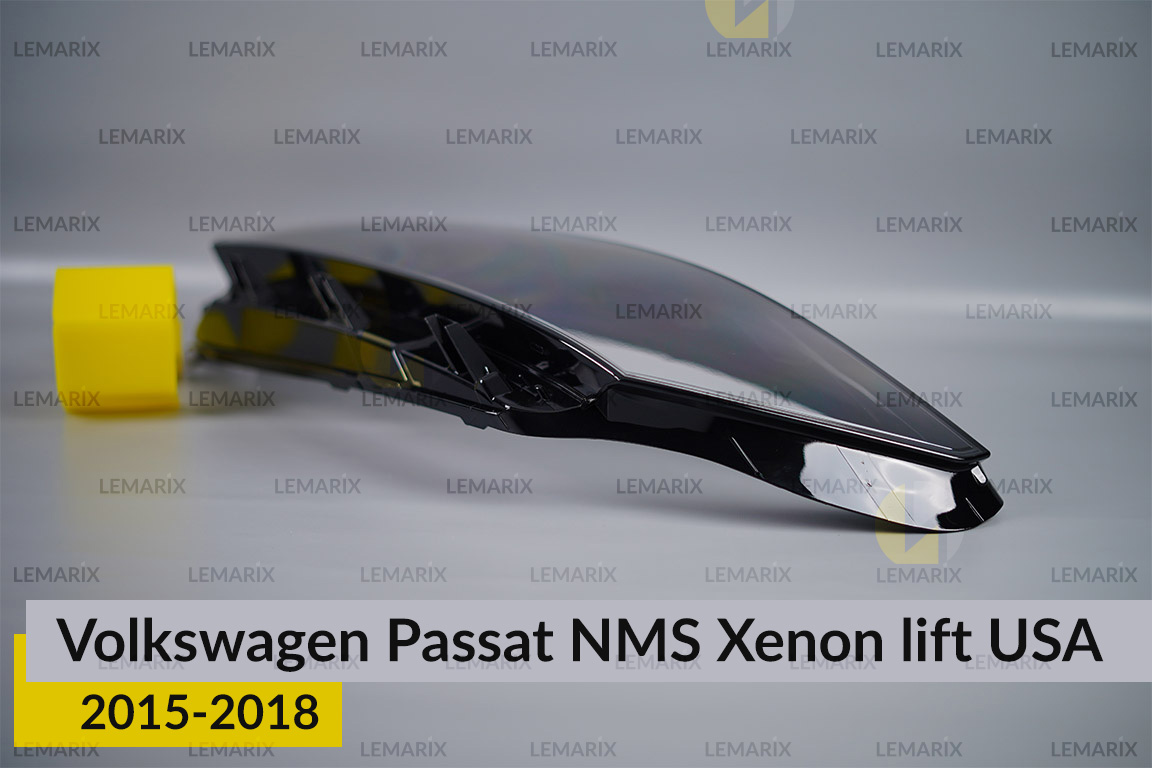 Стекло фары VW Volkswagen Passat NMS Xenon USA (2015-2018) рест правое