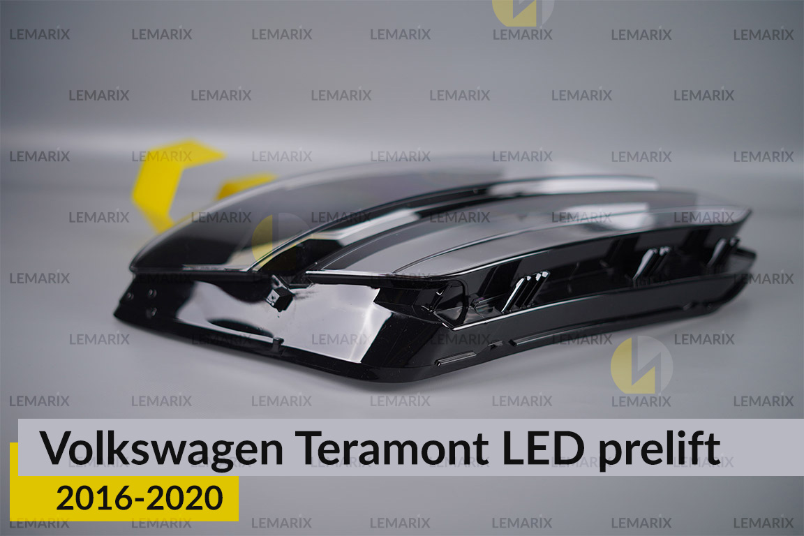 Скло фари VW Volkswagen Teramont LED (2016-2020) дорест праве