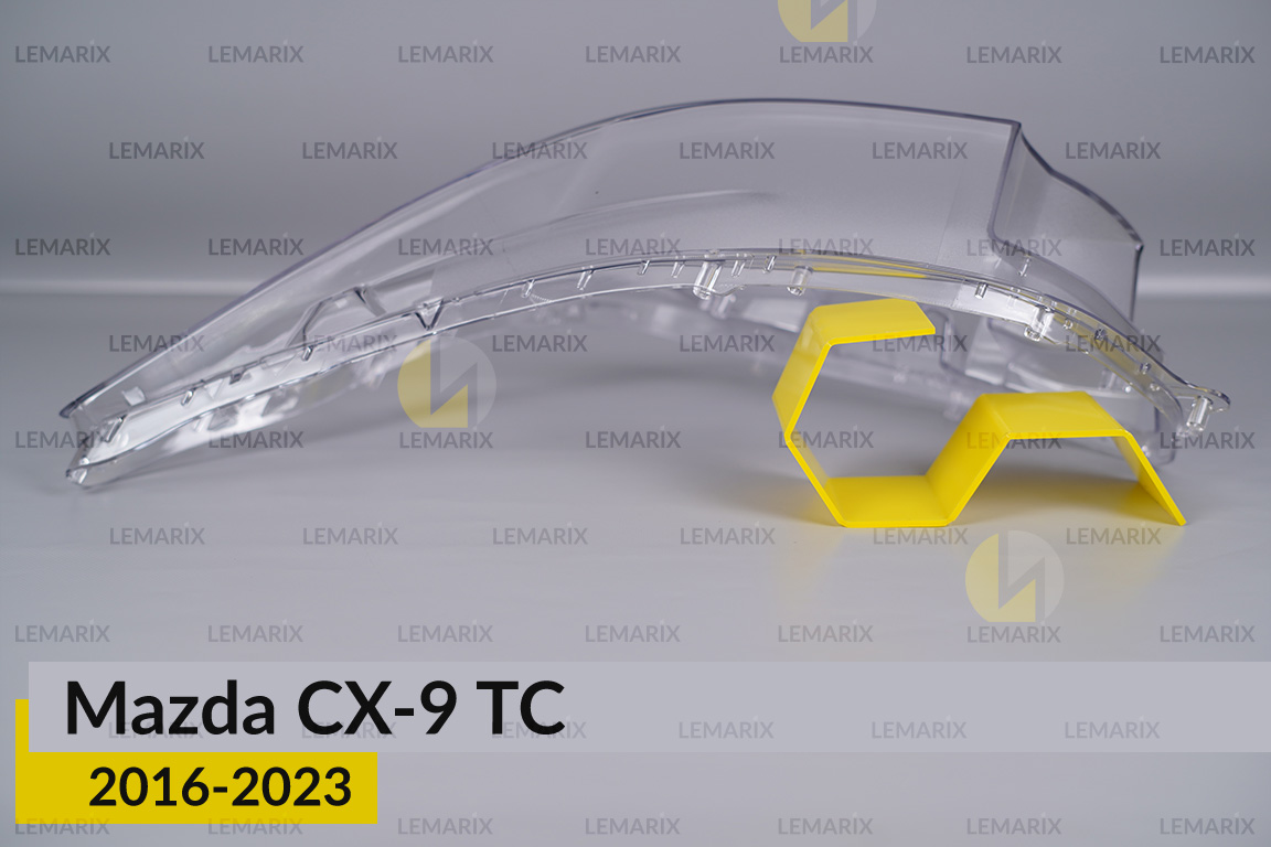 Стекло фары Mazda CX-9 TC (2016-2024) левое