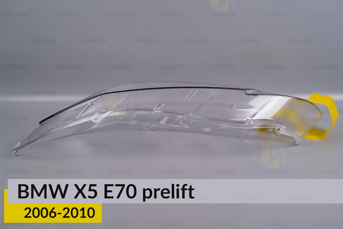 Стекло фары BMW X5 E70 (2006-2010) дорест левое