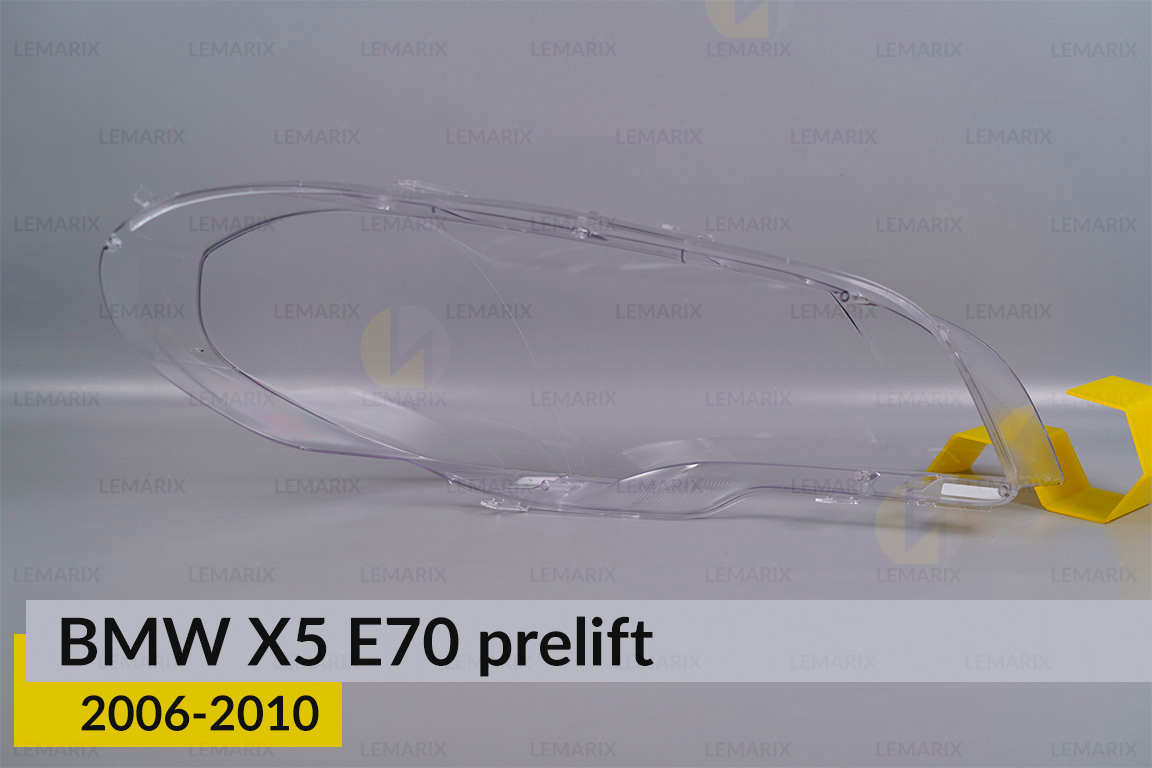 Стекло фары BMW X5 E70 (2006-2010) дорест левое