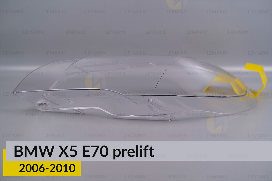 Стекло фары BMW X5 E70 (2006-2010) дорест левое