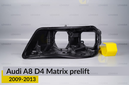 Корпус фары Audi A8 D4 Matrix (2009-2013) дорест левый
