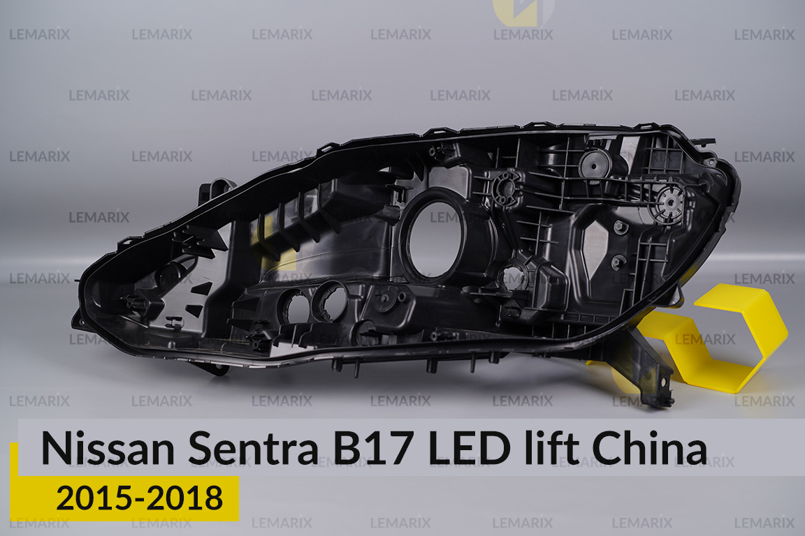 Корпус фары Nissan Sentra B17 LED China (2015-2018) рест левый