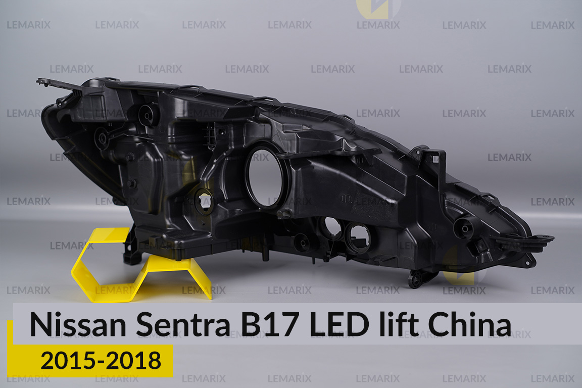 Корпус фары Nissan Sentra B17 LED China (2015-2018) рест левый