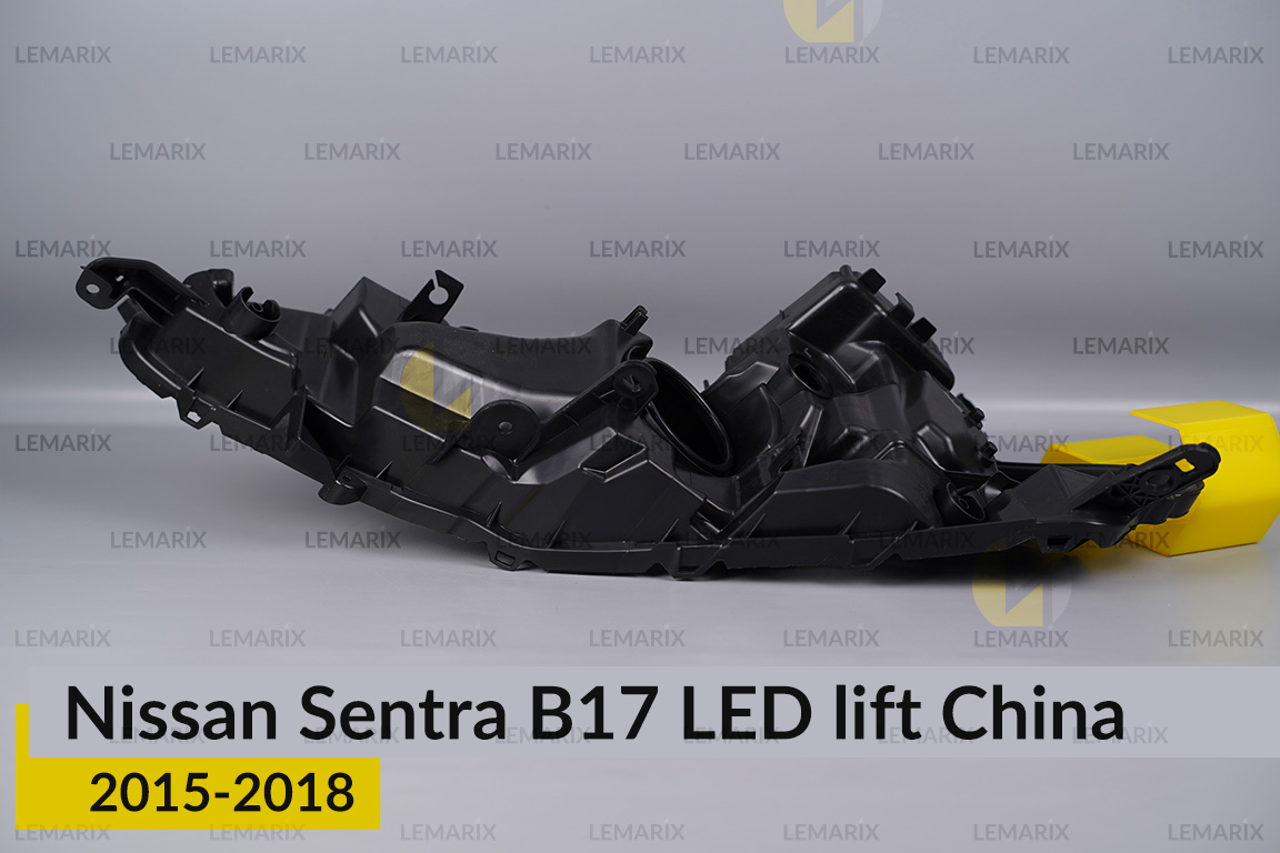 Корпус фары Nissan Sentra B17 LED China (2015-2018) рест левый