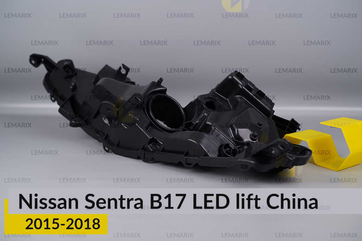 Корпус фары Nissan Sentra B17 LED China (2015-2018) рест левый
