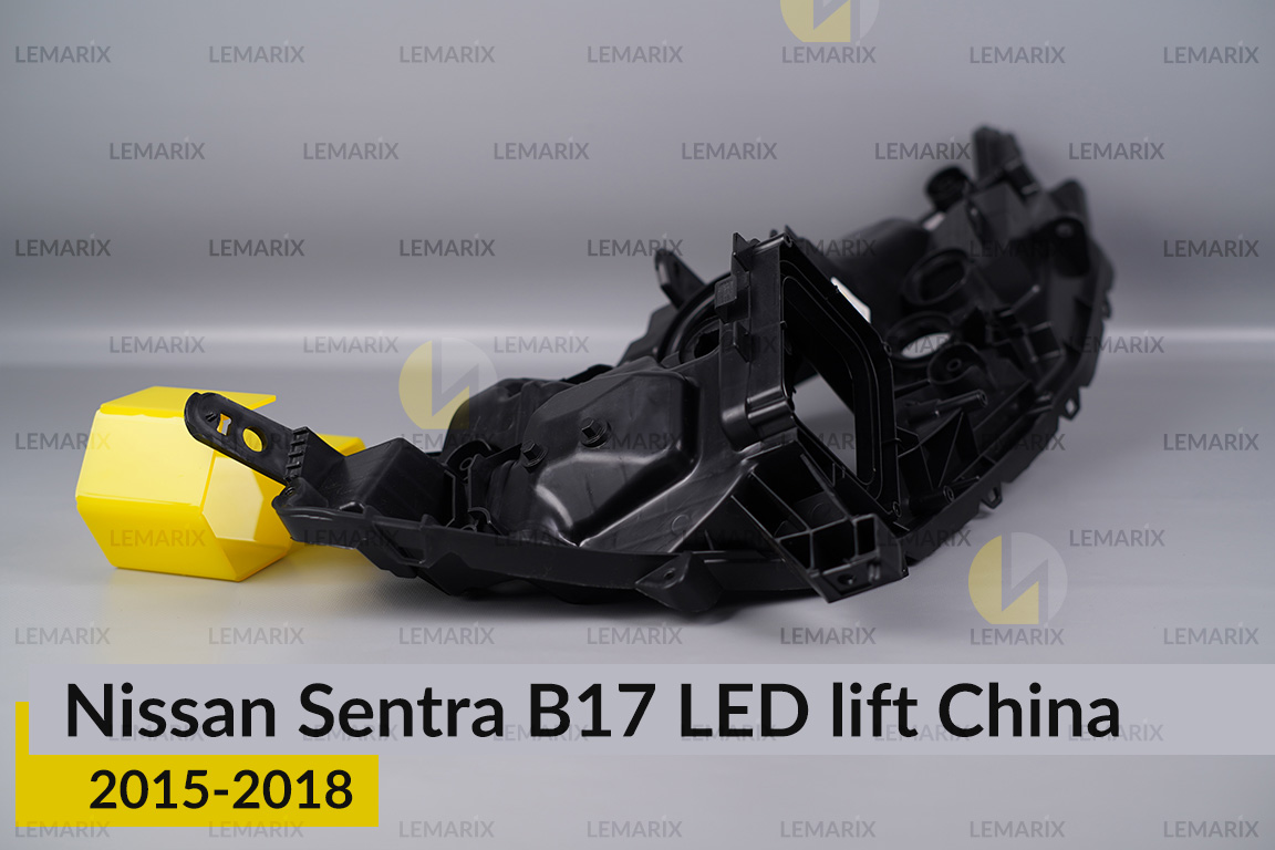 Корпус фары Nissan Sentra B17 LED China (2015-2018) рест левый