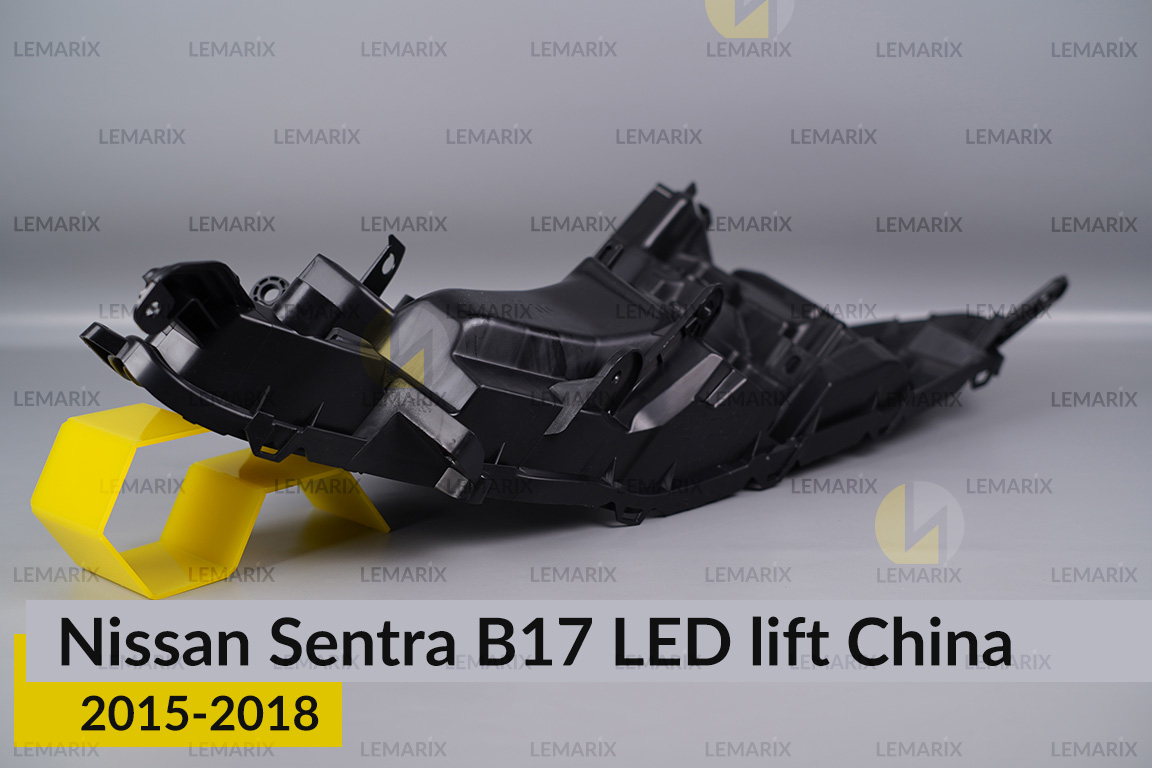 Корпус фары Nissan Sentra B17 LED China (2015-2018) рест левый