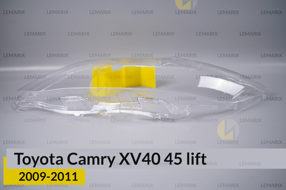 Скло фари Toyota Camry XV40 45 (2009-2011) рест ліве