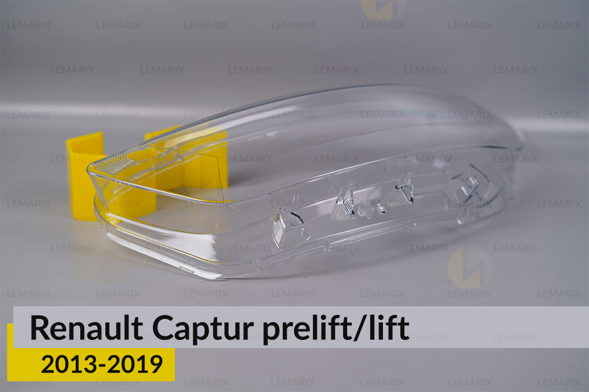 Стекло фары Renault Captur (2013-2019) дорест/рест левое