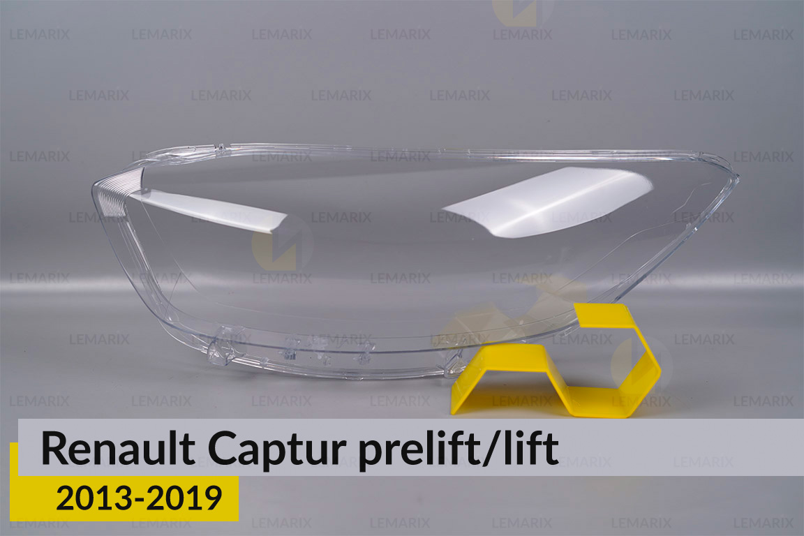 Стекло фары Renault Captur (2013-2019) дорест/рест левое
